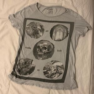 All Saints Graphic Tee “All Roads Lead To”